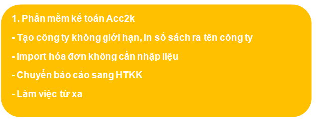 Phần mềm kế toán Acc2k